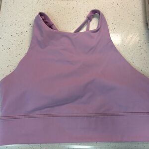 Lululemon Women’s High-Neck Lavender Sports Bralette